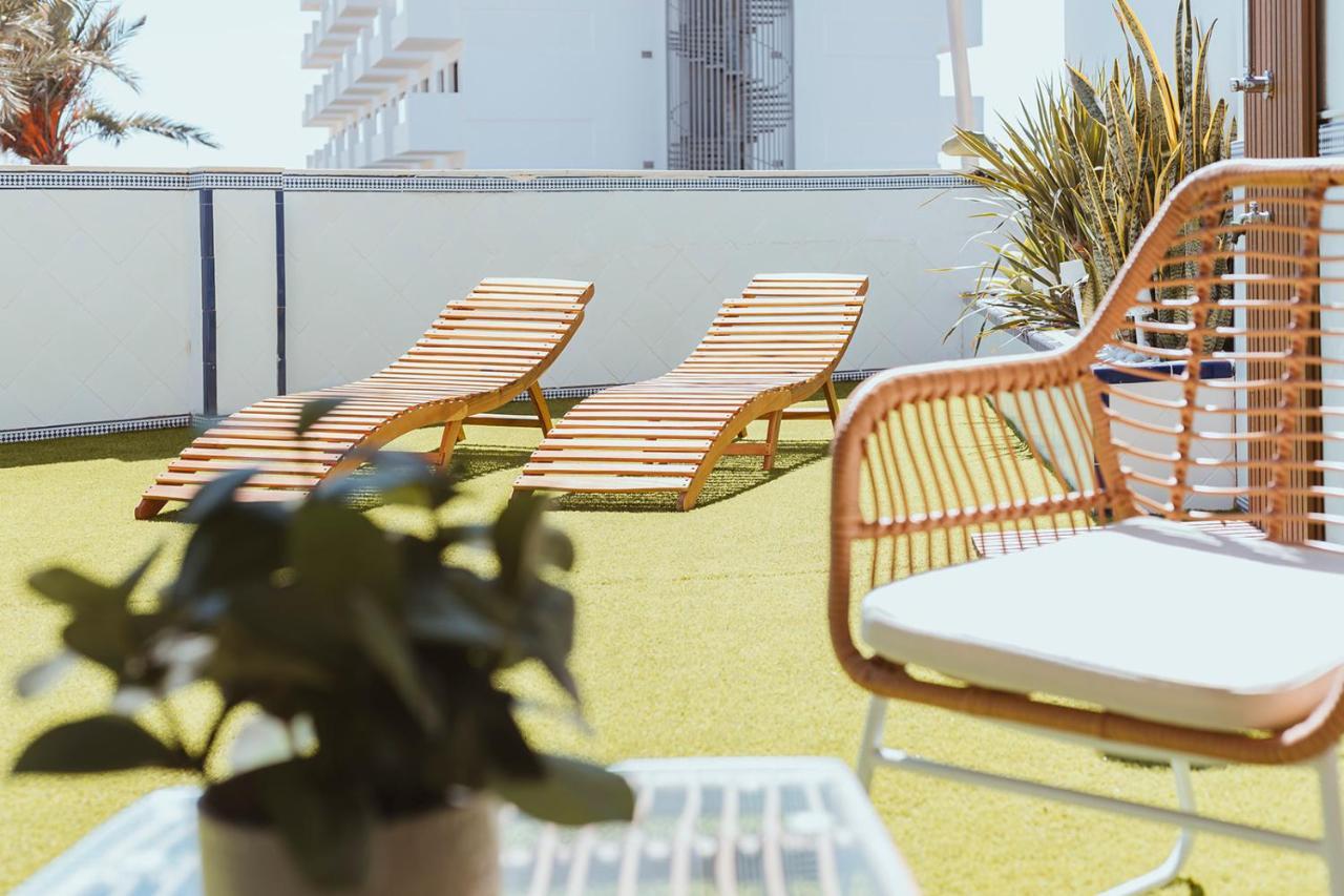 Apartamento Con Gran Terraza Junto A La Playa 托雷莫利诺斯 外观 照片
