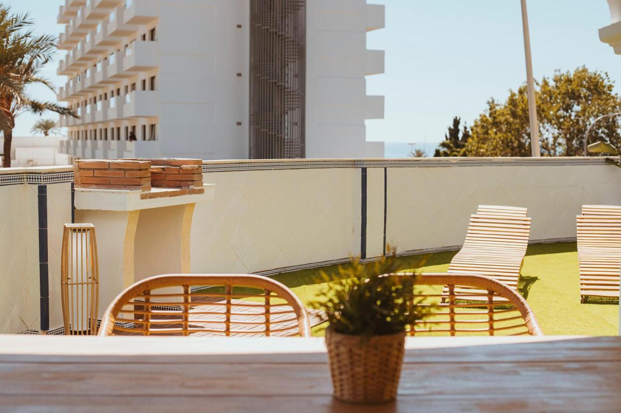 Apartamento Con Gran Terraza Junto A La Playa 托雷莫利诺斯 外观 照片