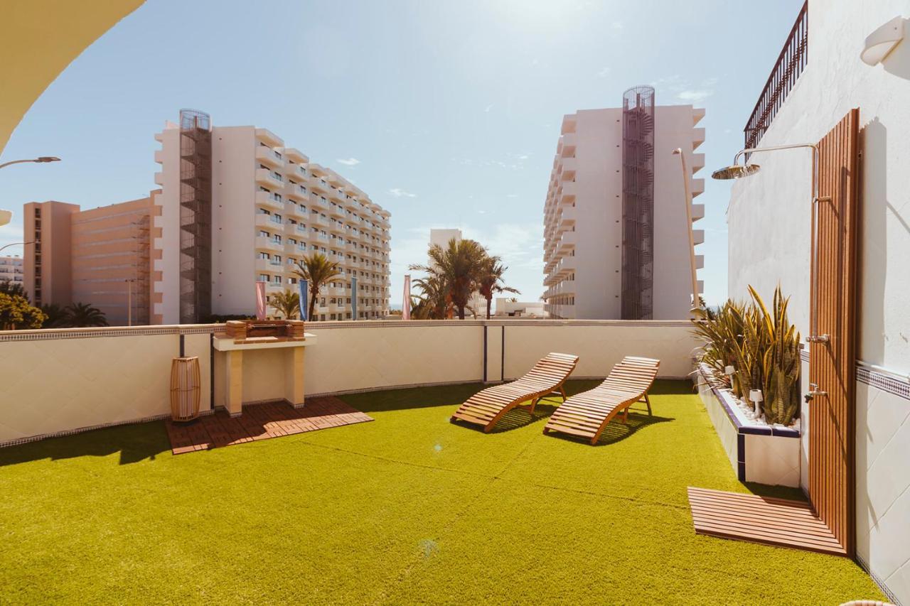 Apartamento Con Gran Terraza Junto A La Playa 托雷莫利诺斯 外观 照片